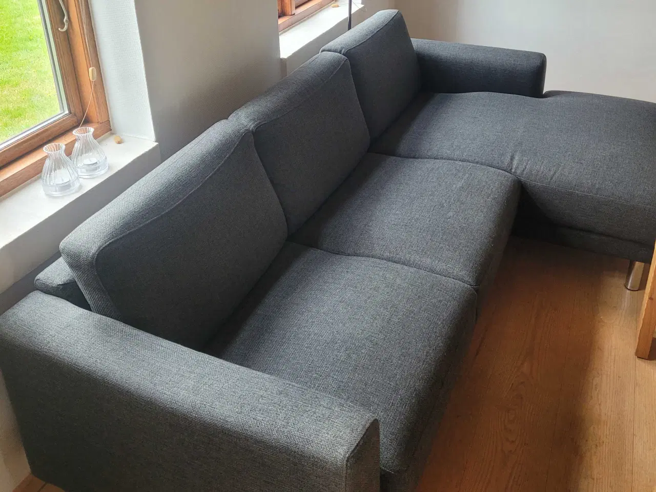 Billede 3 - Sofa med chaiselong 