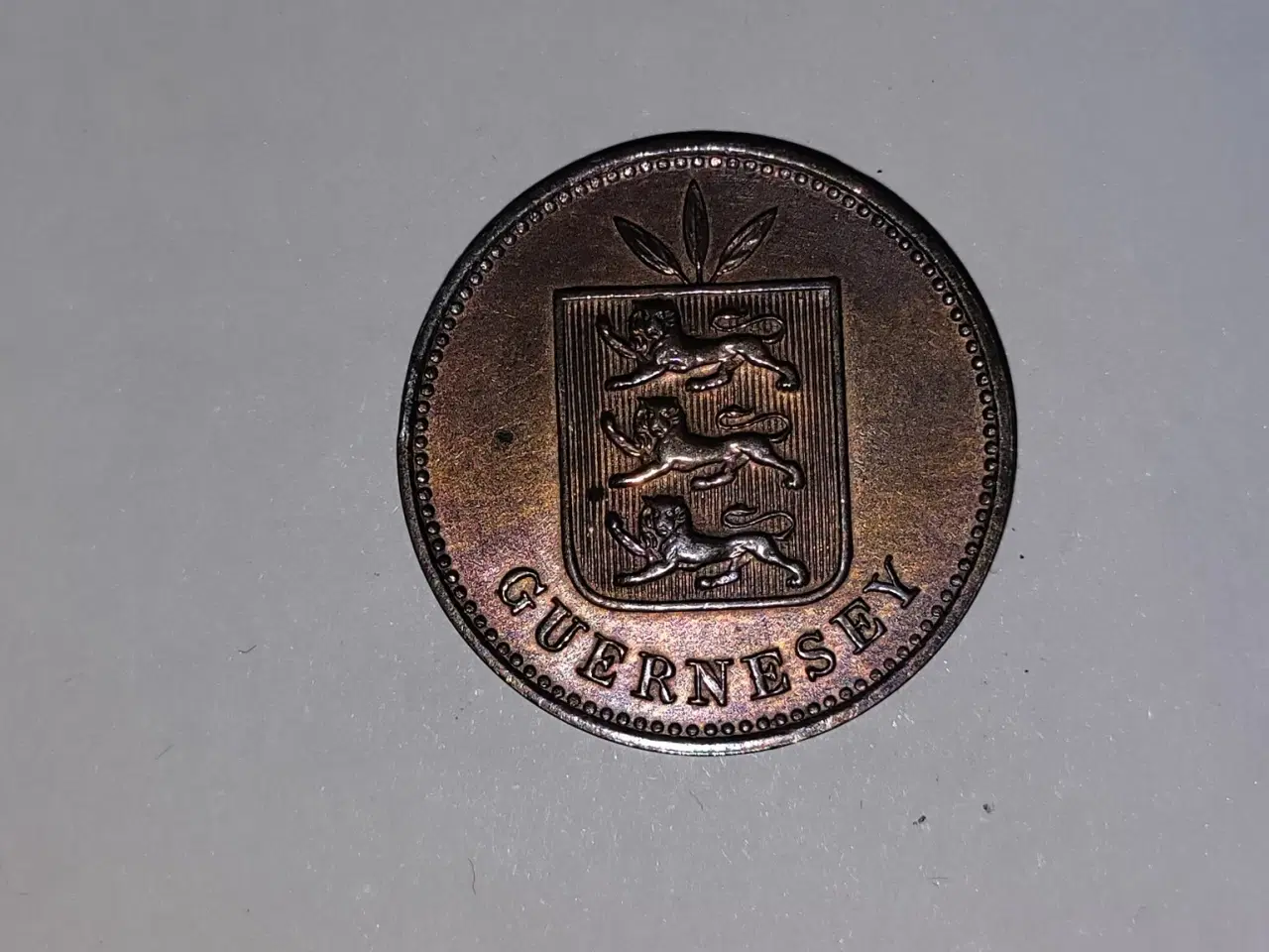 Billede 2 - 4 Doubles Guernsey 1889