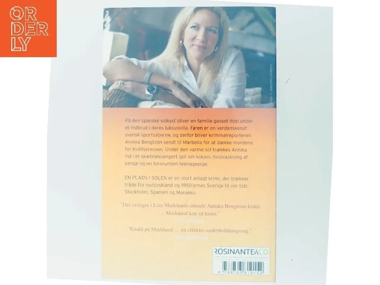Billede 3 - En plads i solen : krimi af Liza Marklund (Bog)