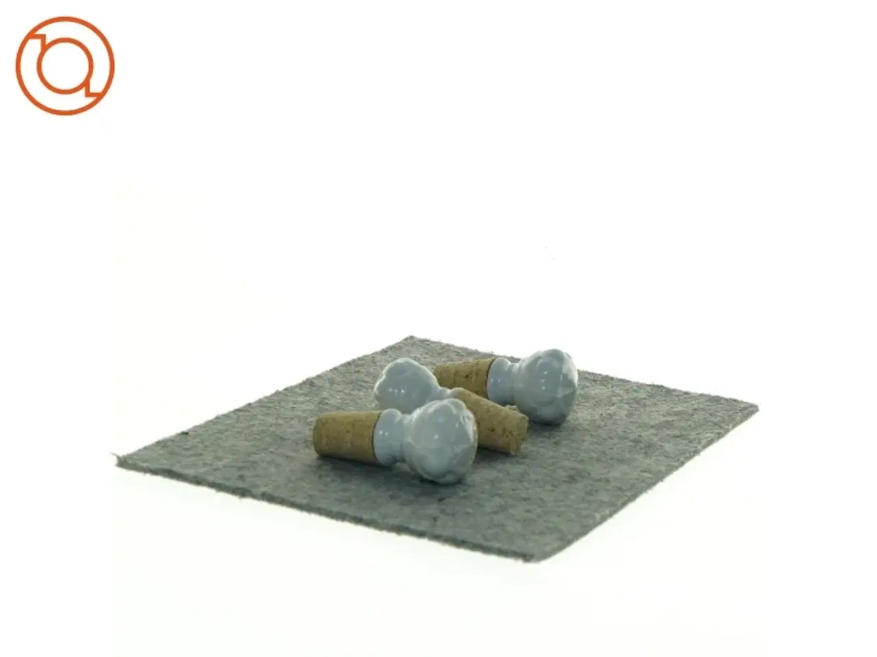 Billede 4 - Porcelæns korkpropper (str. 6 cm)