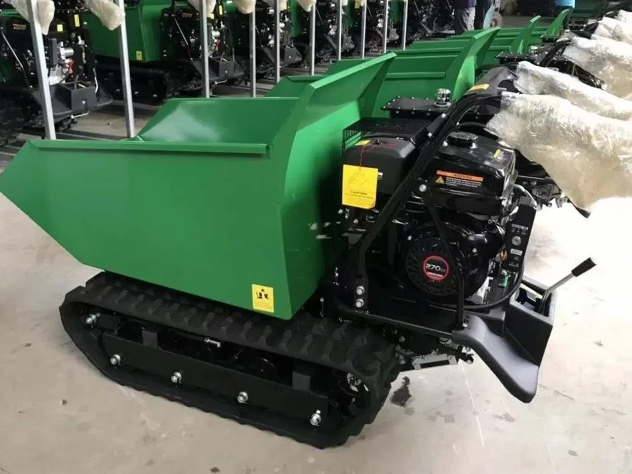 Billede 6 - GEO Motorbør mini dumper 500kg Benzin motor *Leveres inkl sneskrabe blad*