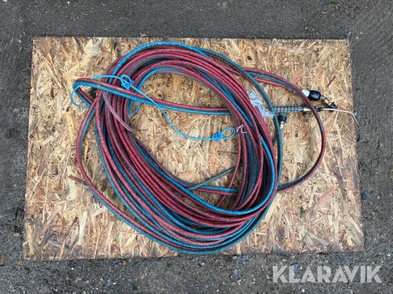 Billede 3 - Skærebrænder slanger med fittings AGA 12 styk