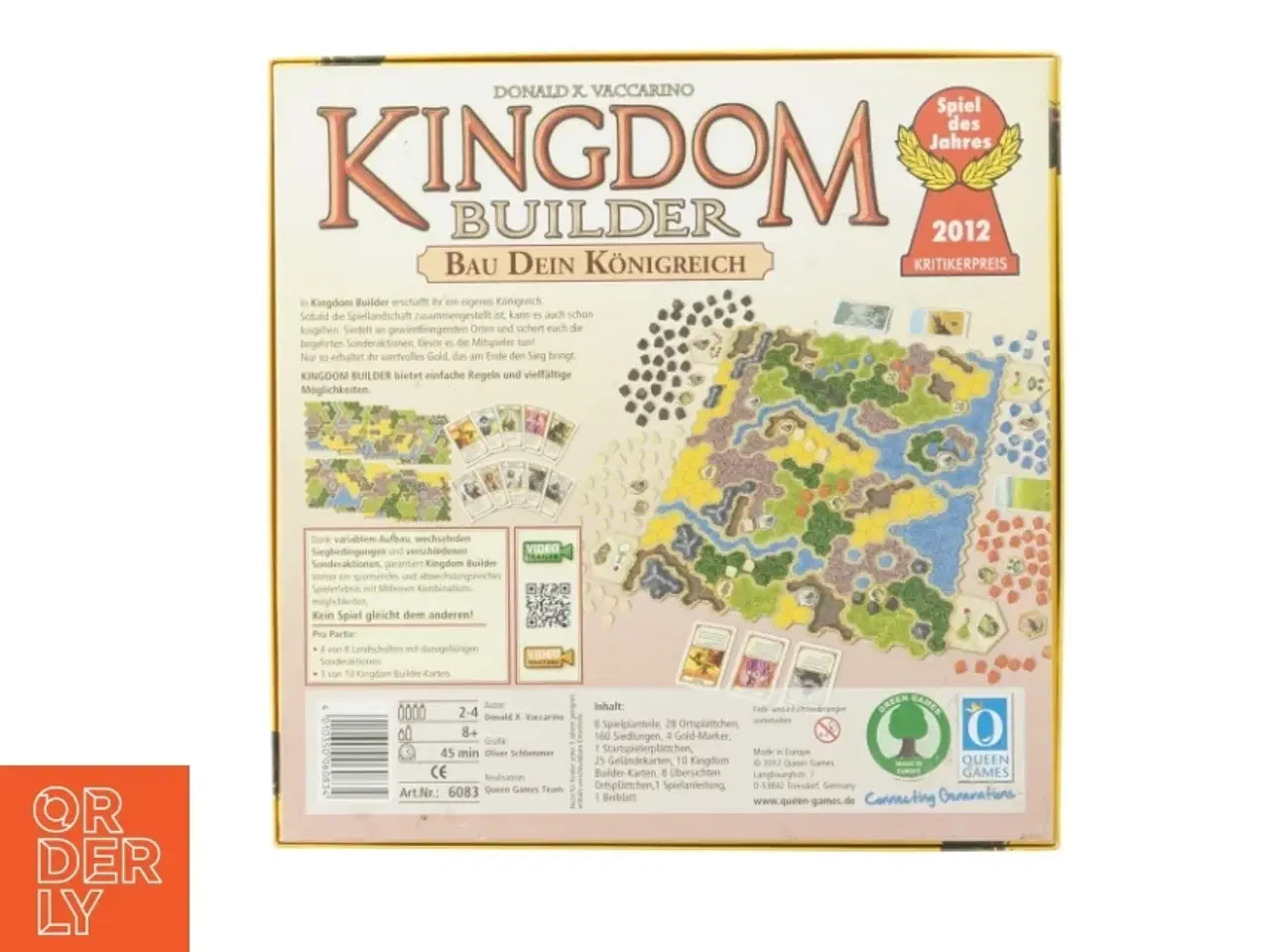 Billede 3 - Kingdom Builder brætspil fra Queen Games (str. 31 x 31 cm)