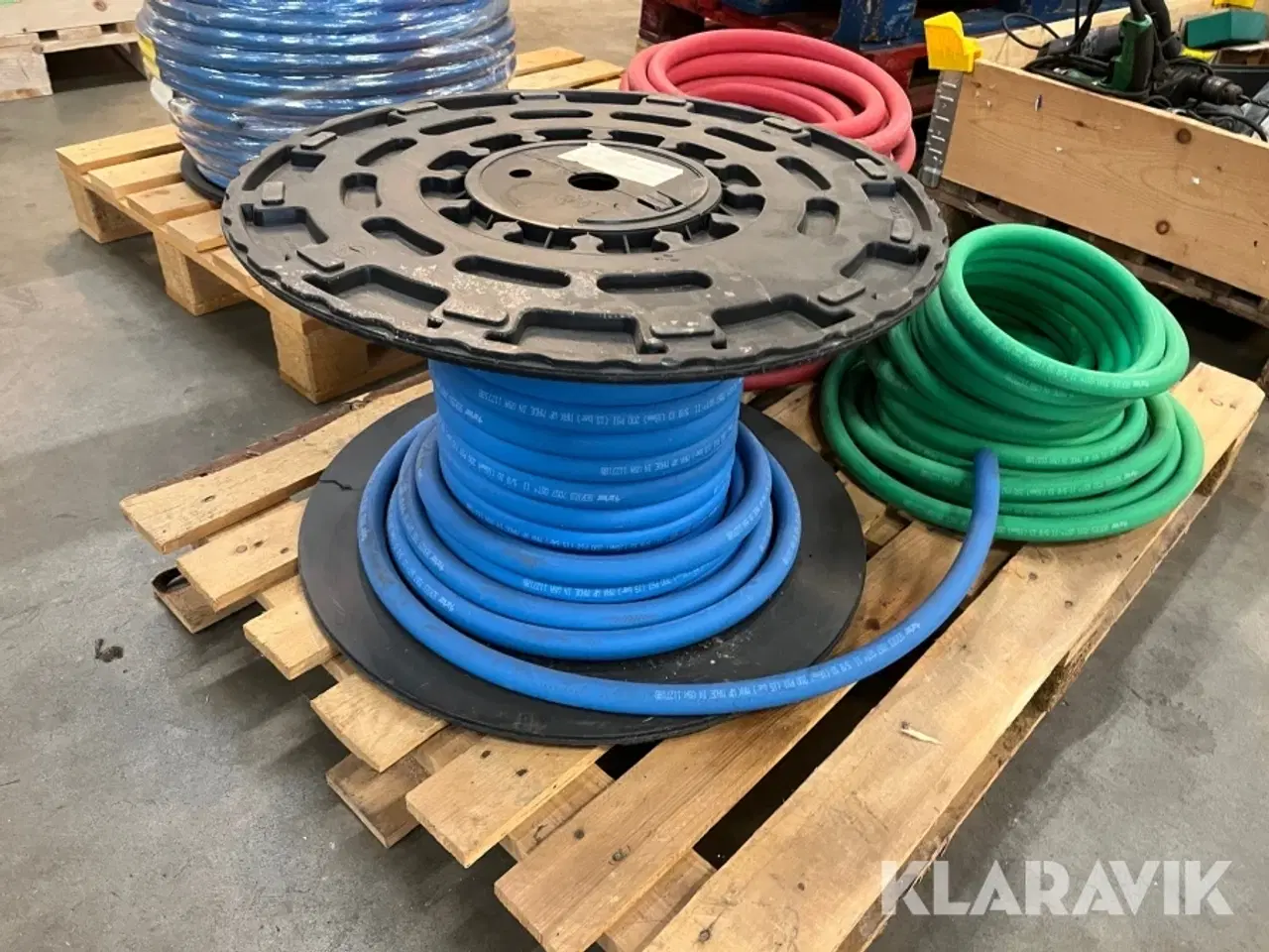 Billede 2 - Slanger 5/8" (16 mm) 220 meter i alt – 2 ruller à 110 meter blå