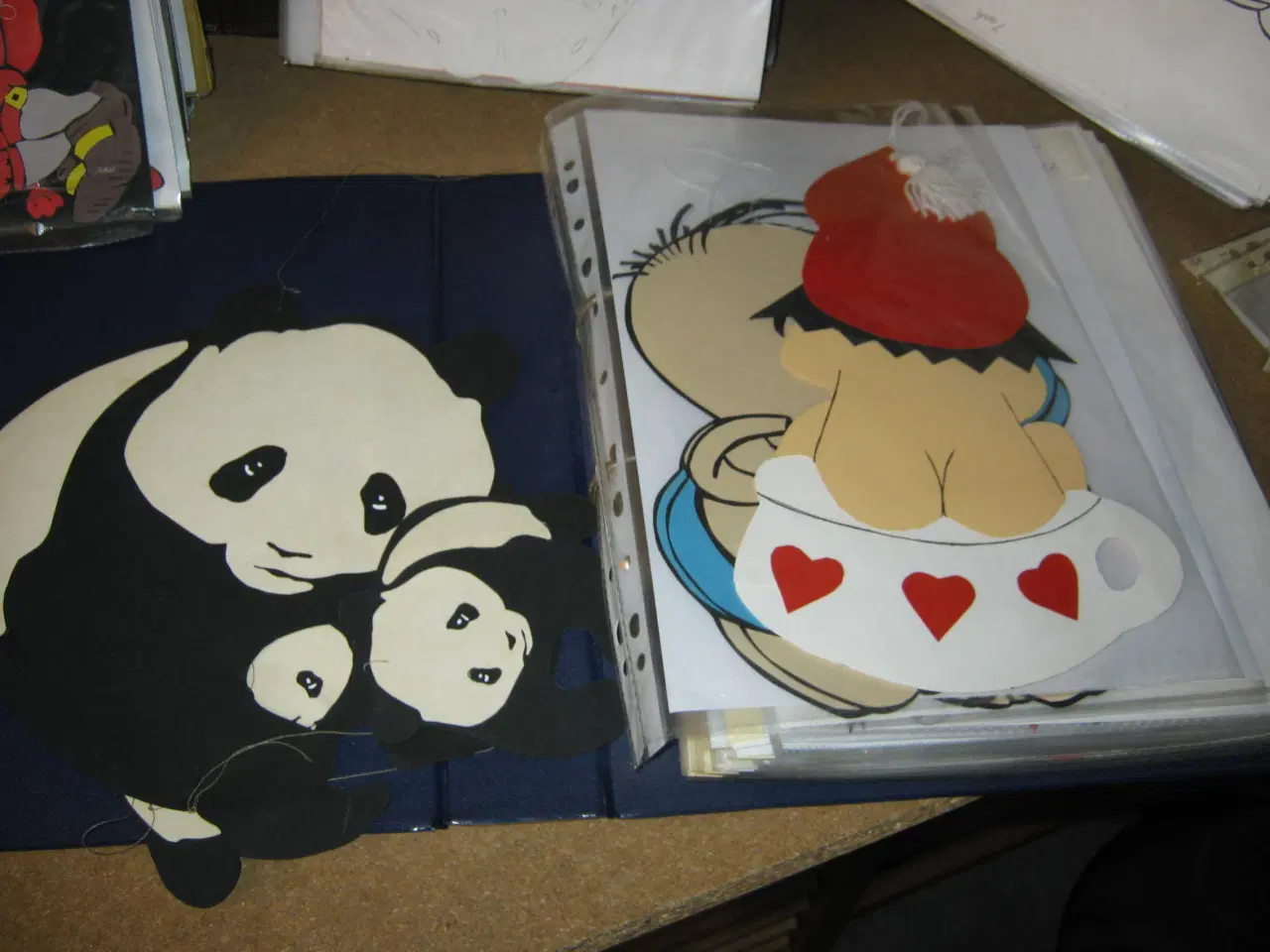 Billede 1 - Papirklip. 5 store A 4 mapper