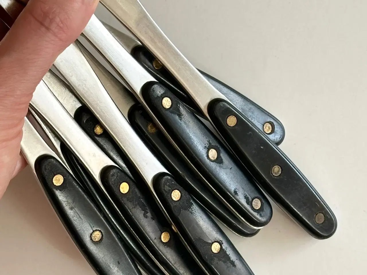 Billede 6 - Hackman Finland stainless bordknive, 8 stk samlet