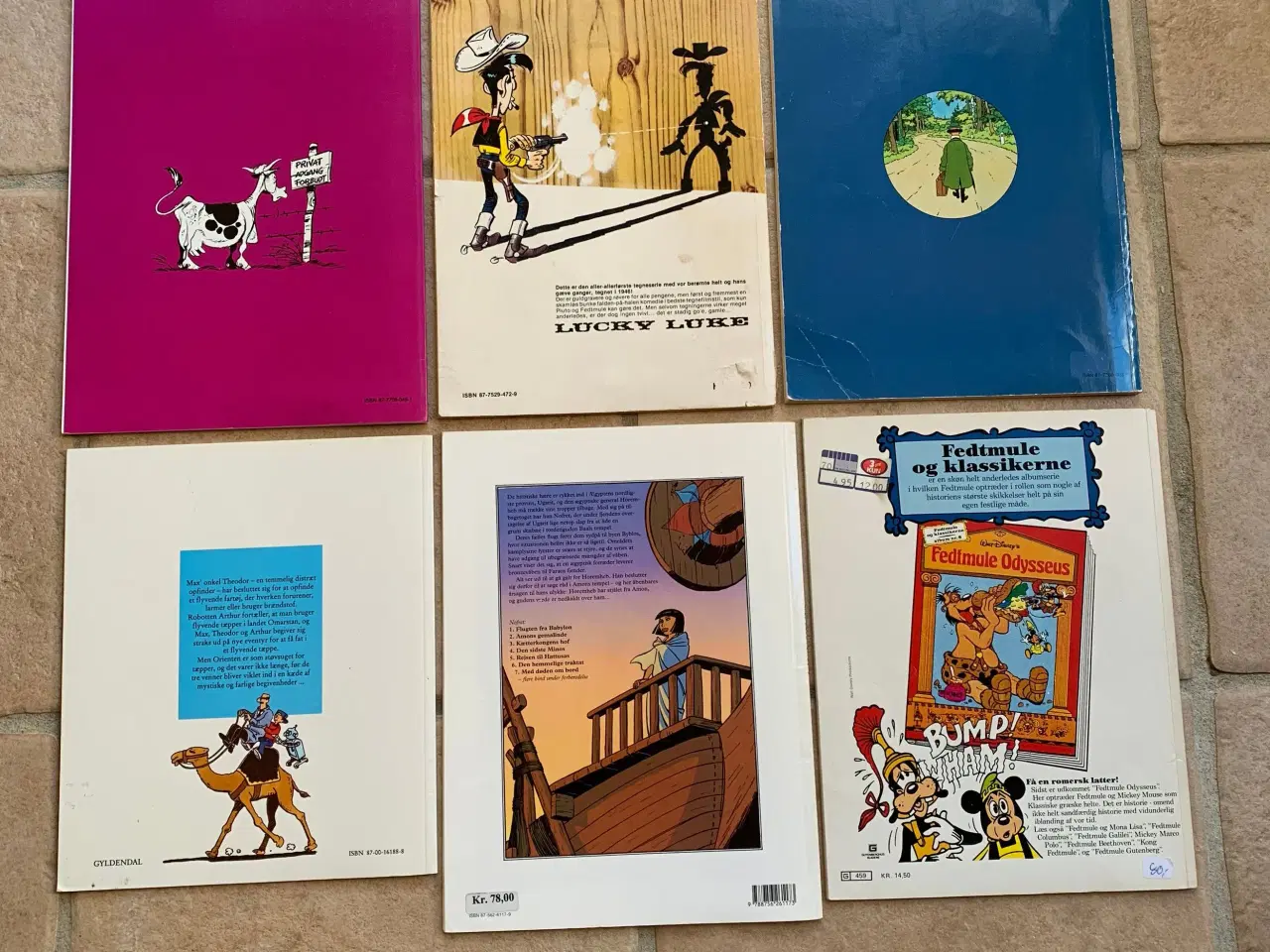 Billede 2 - Tegneserier Lucky Luke, Tintin,Nofret