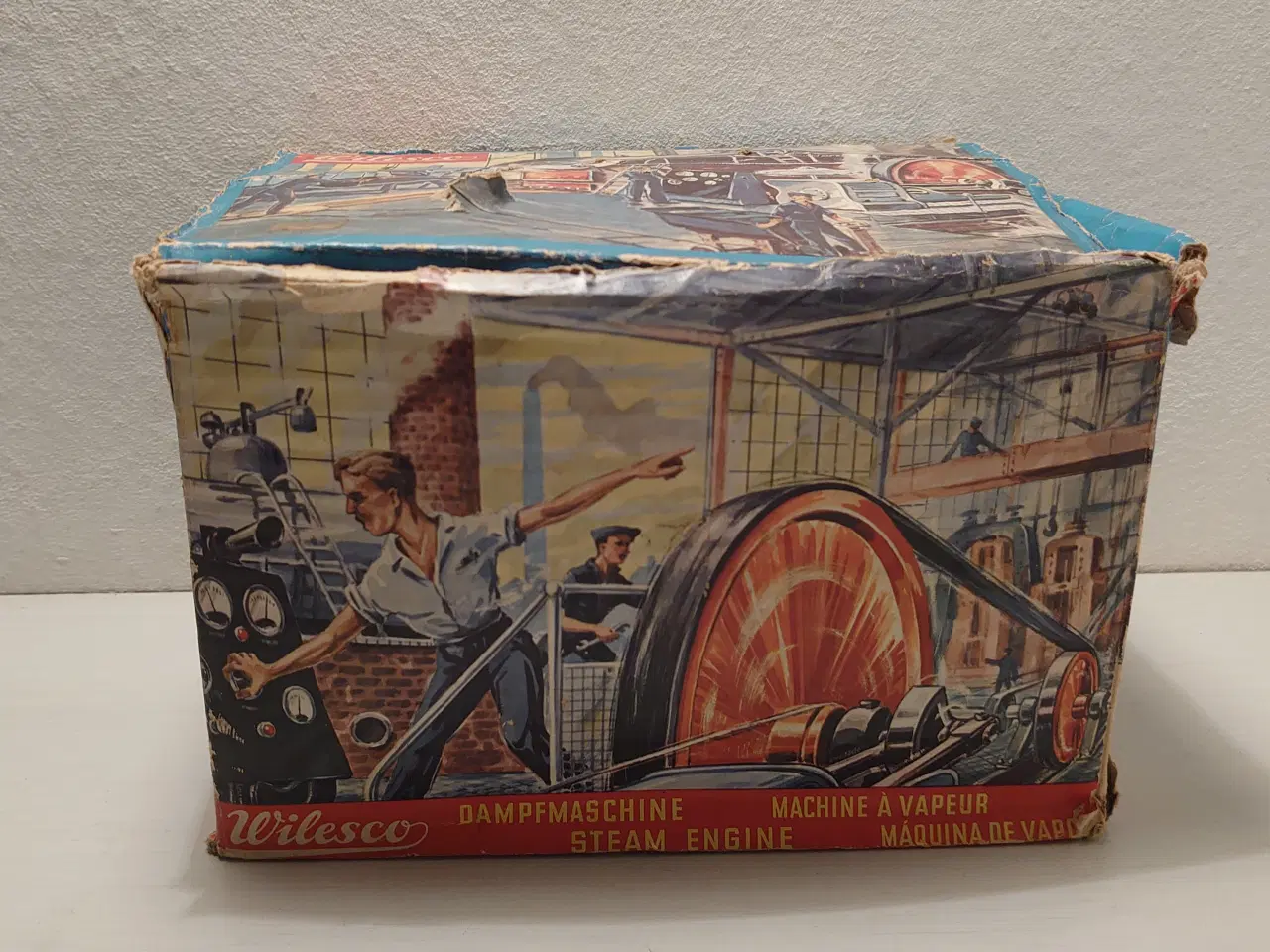 Billede 6 - Wilesco dampmaskine D5 incl.boremaskine.1970´erne.