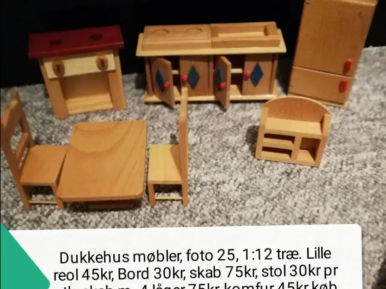 Billede 6 - 1:12 dukkehus møbler