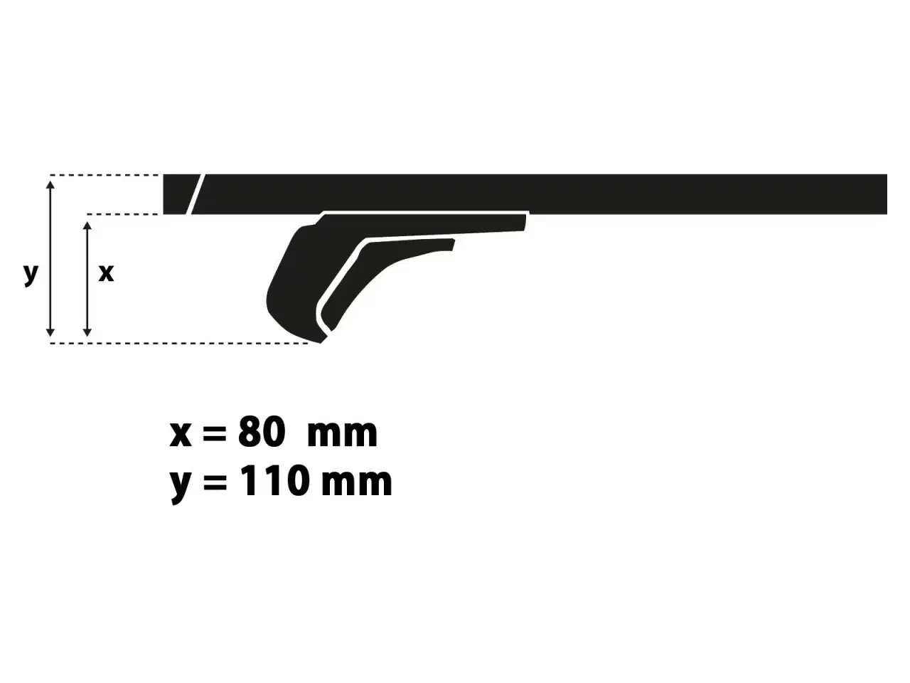 Billede 4 - Tagbøjler Menabo Sherman - VW GOLF VII Variant