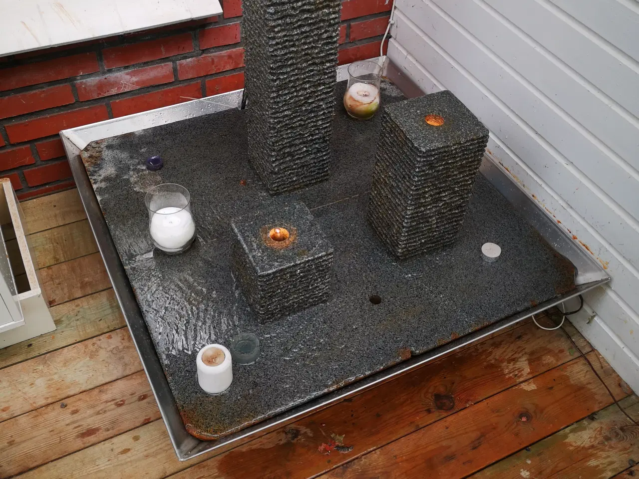 Billede 3 - Kar til Vandsten i rustfri stål ydermål 90 x90 cm