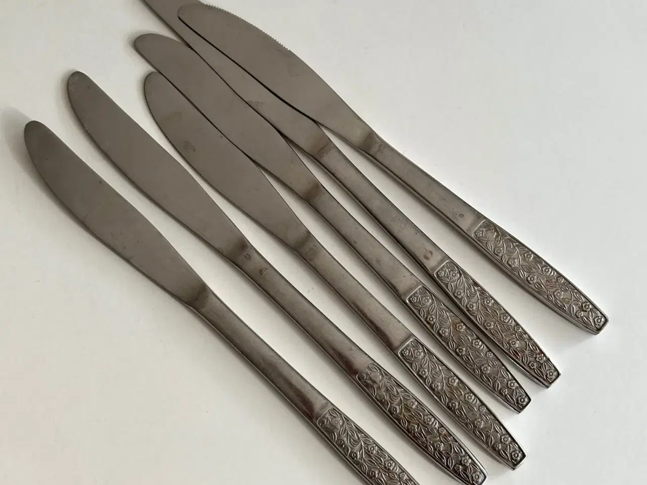 Billede 4 - Knive, rustfrit stål, 6 stk samlet