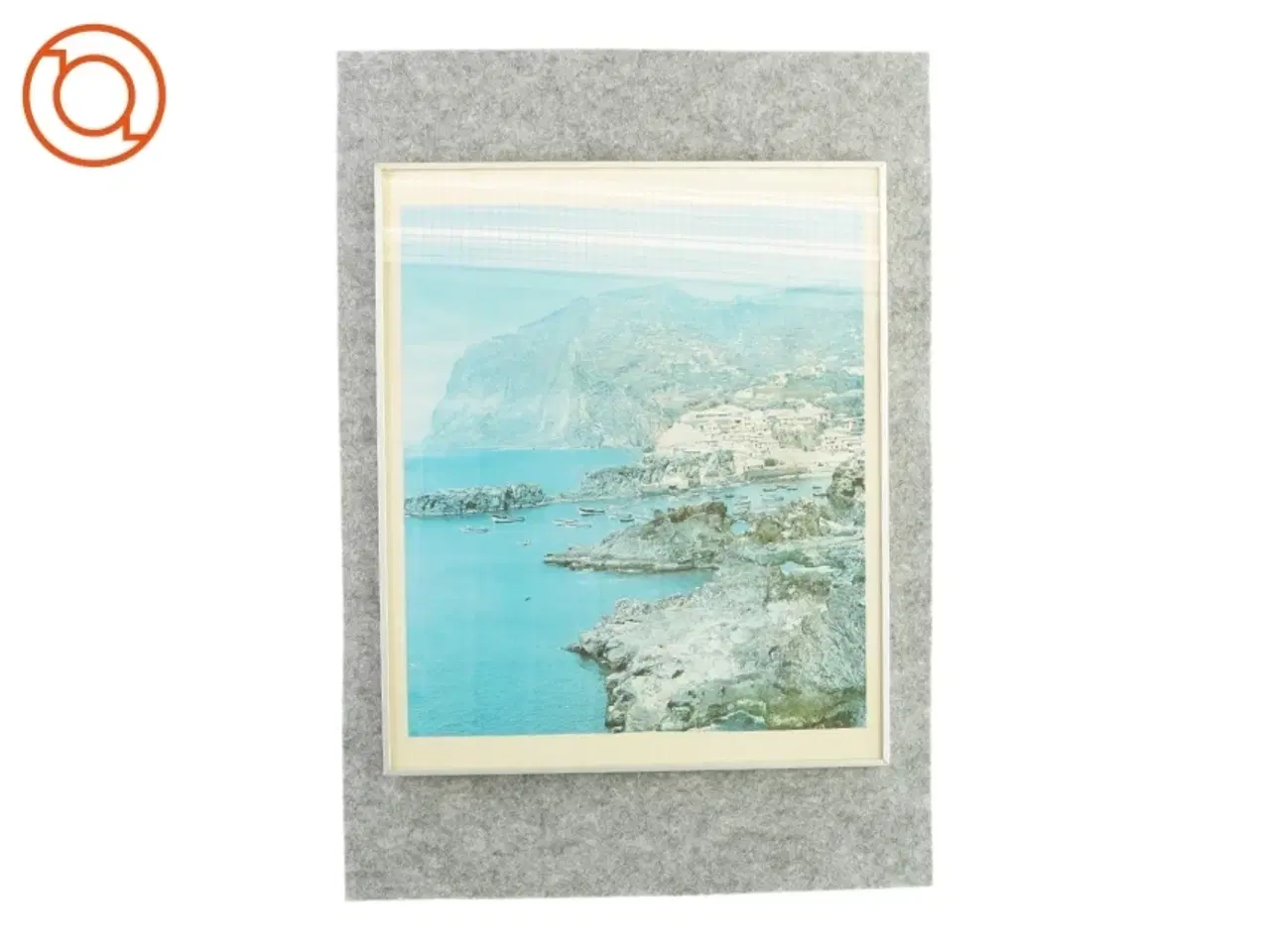 Billede 1 - Billede med motiv i sølvramme