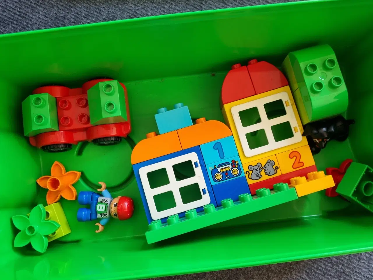 Billede 2 - DUPLO boks med klodse-sæt