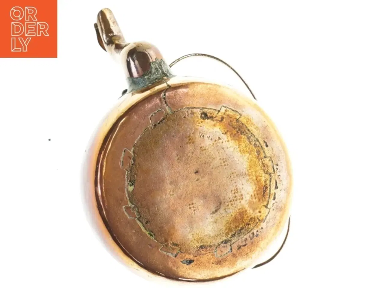 Billede 2 - Antik kobberkedel (str. 22 x 15 x 12 cm)