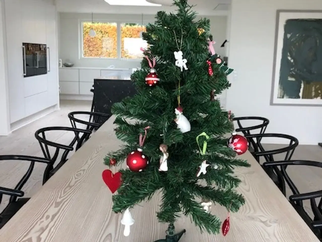 Billede 2 - Kunstig juletræ på 90cm - LUKSUS kvalitet