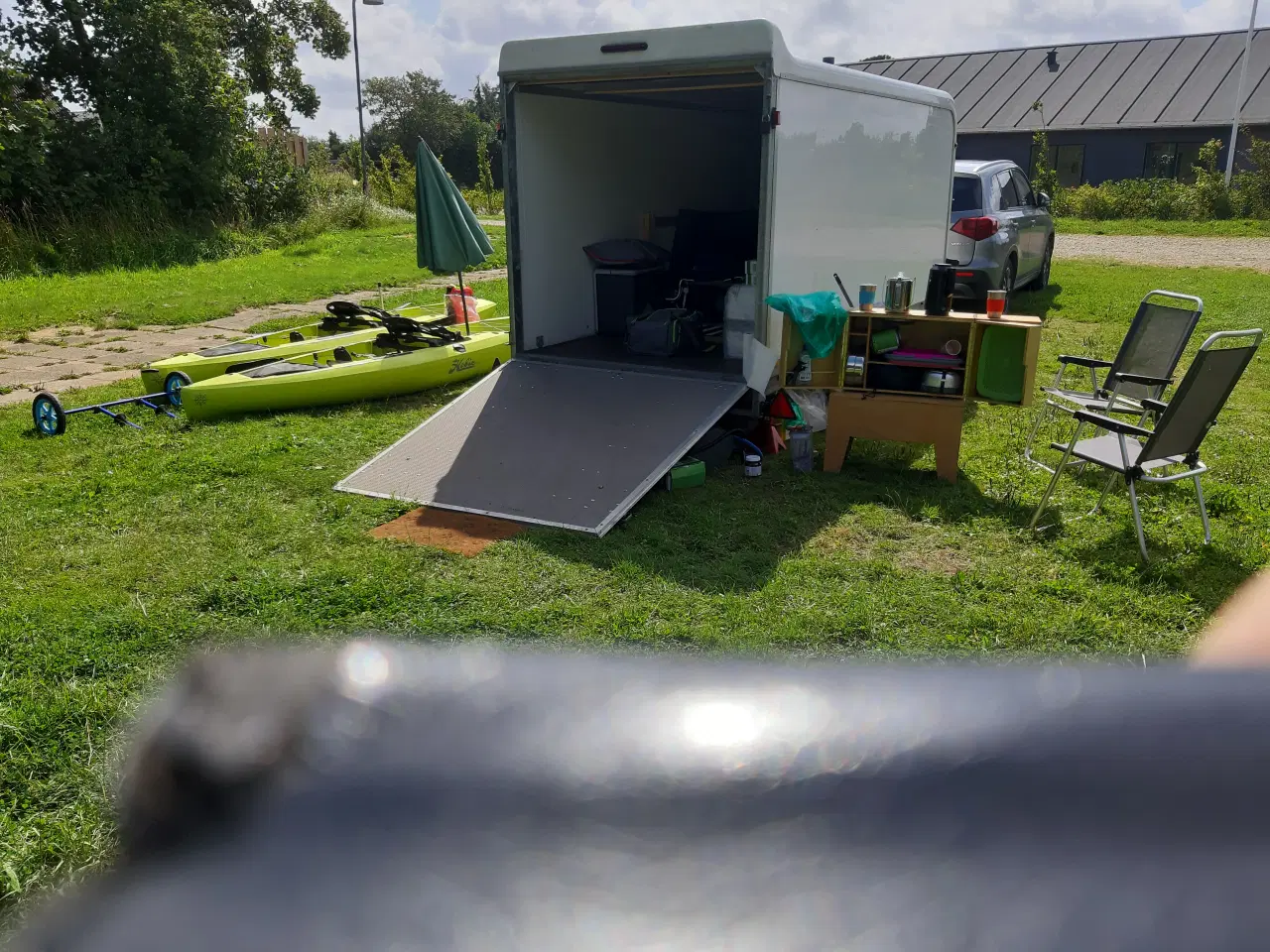 Billede 1 - 2 stk.Hobie kajak  med transporttrailer sælges  