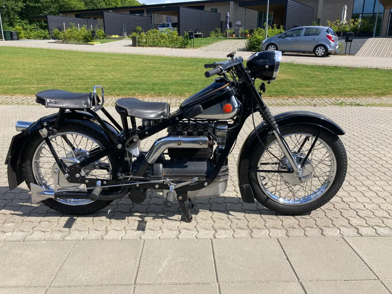 Billede 8 - Meget flot nimbus mc og u restaureret sidevogn til