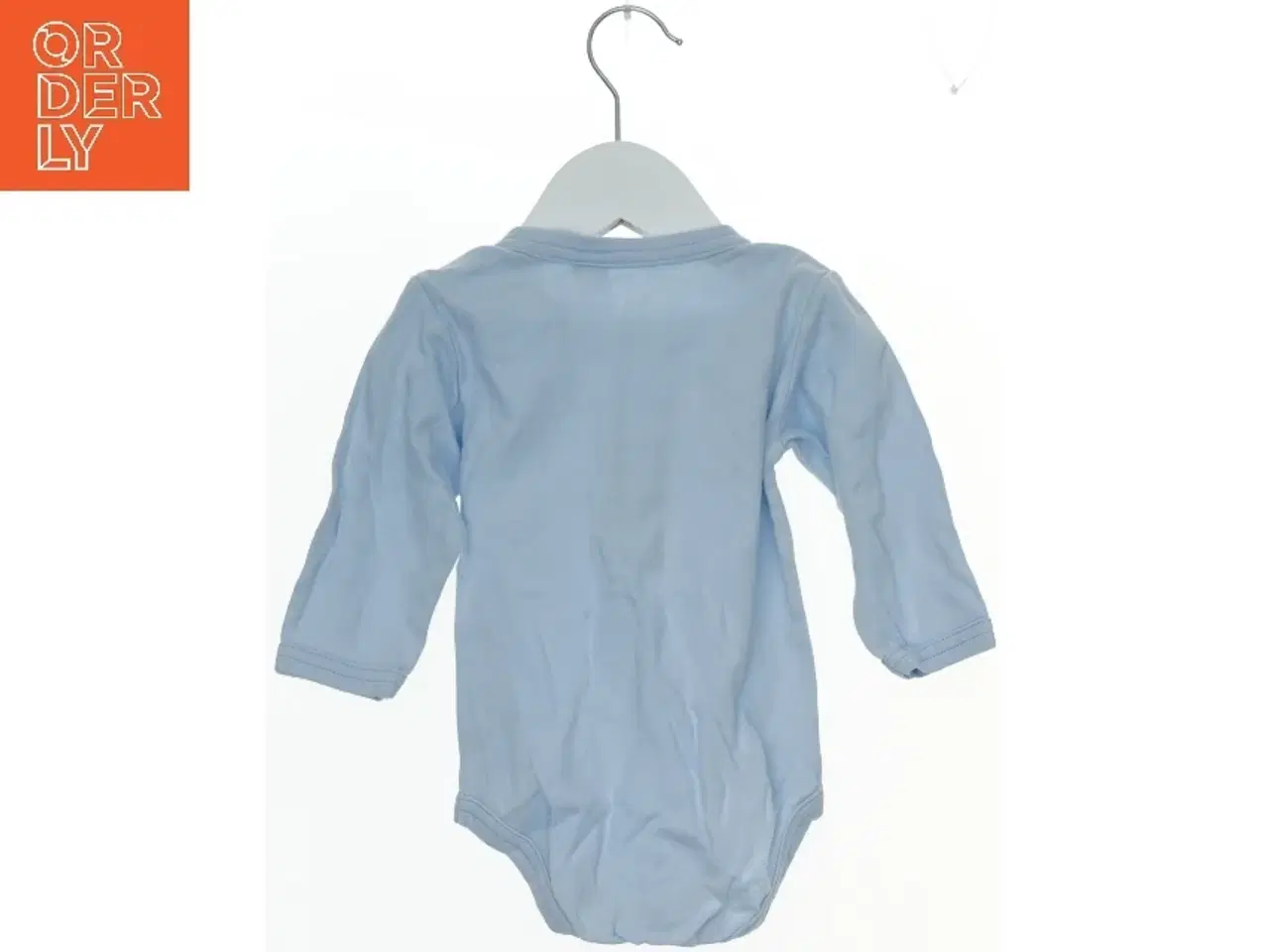 Billede 2 - Langærmet lyseblå bodystocking (str. 62)