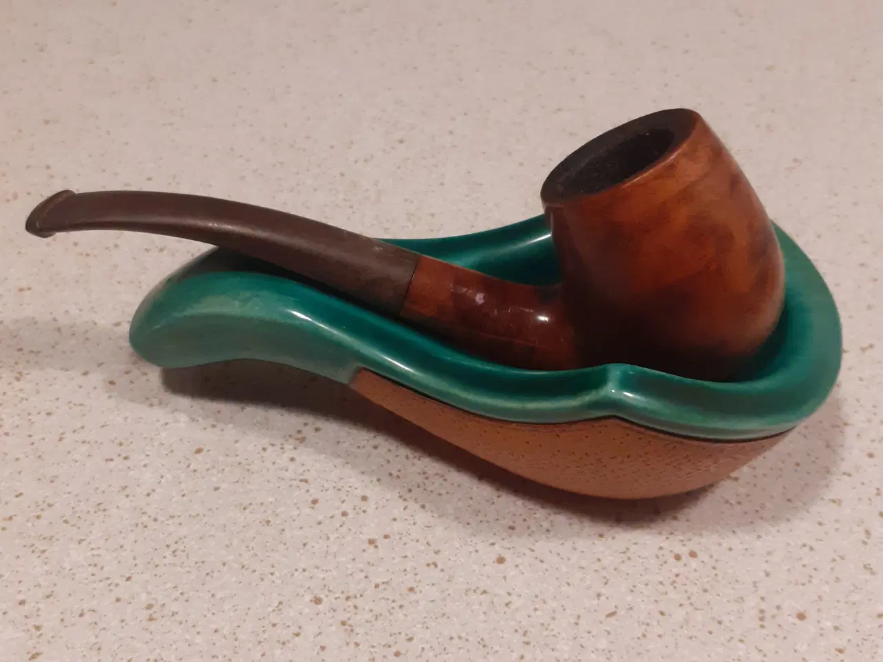 Billede 3 - Pibestativer i porcelæn eller teaktræ