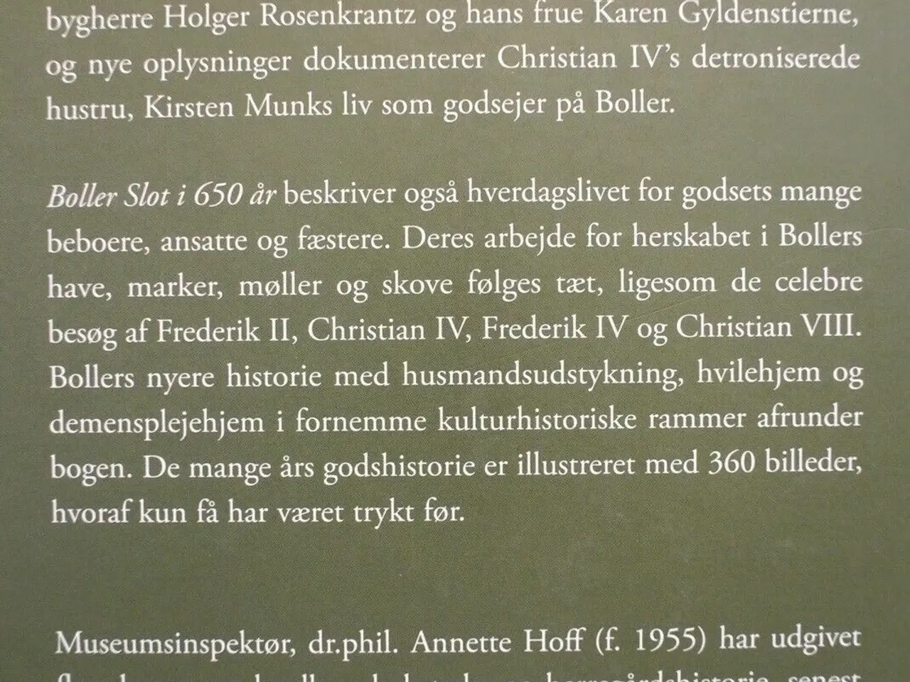 Billede 5 - boller slot i 650 år - en godshistorie om menneske