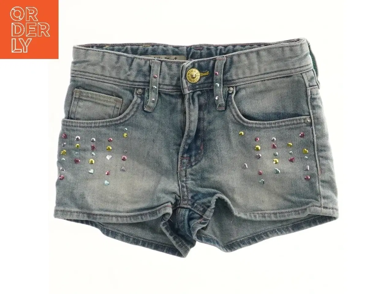 Billede 1 - Jeans Shorts med Dekoration (str. 122)