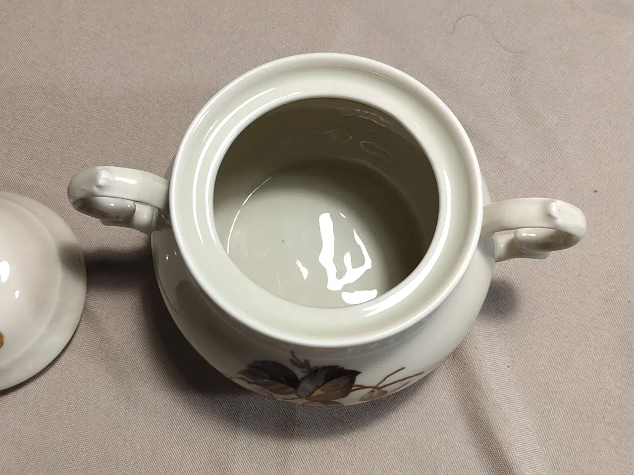 Billede 1 - KPM Rosenborg Efterår sukkerskål 