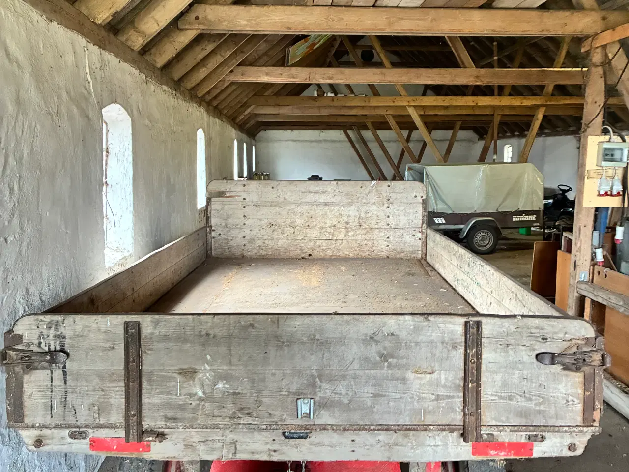 Billede 6 - Massey Ferguson traktor m. skovl, vogn, plov og ha