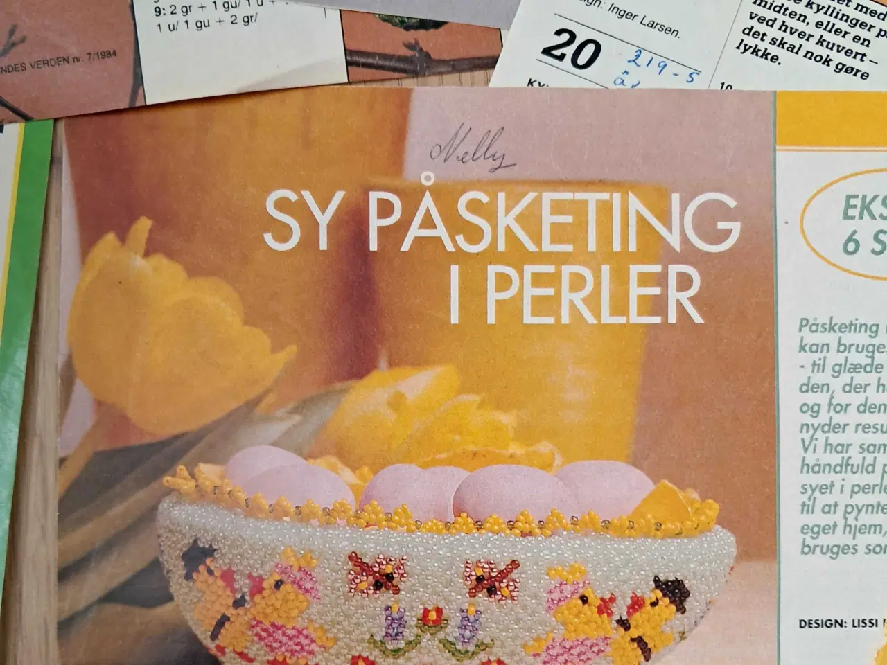 Billede 5 - Opskrifter fra ugeblade til perler