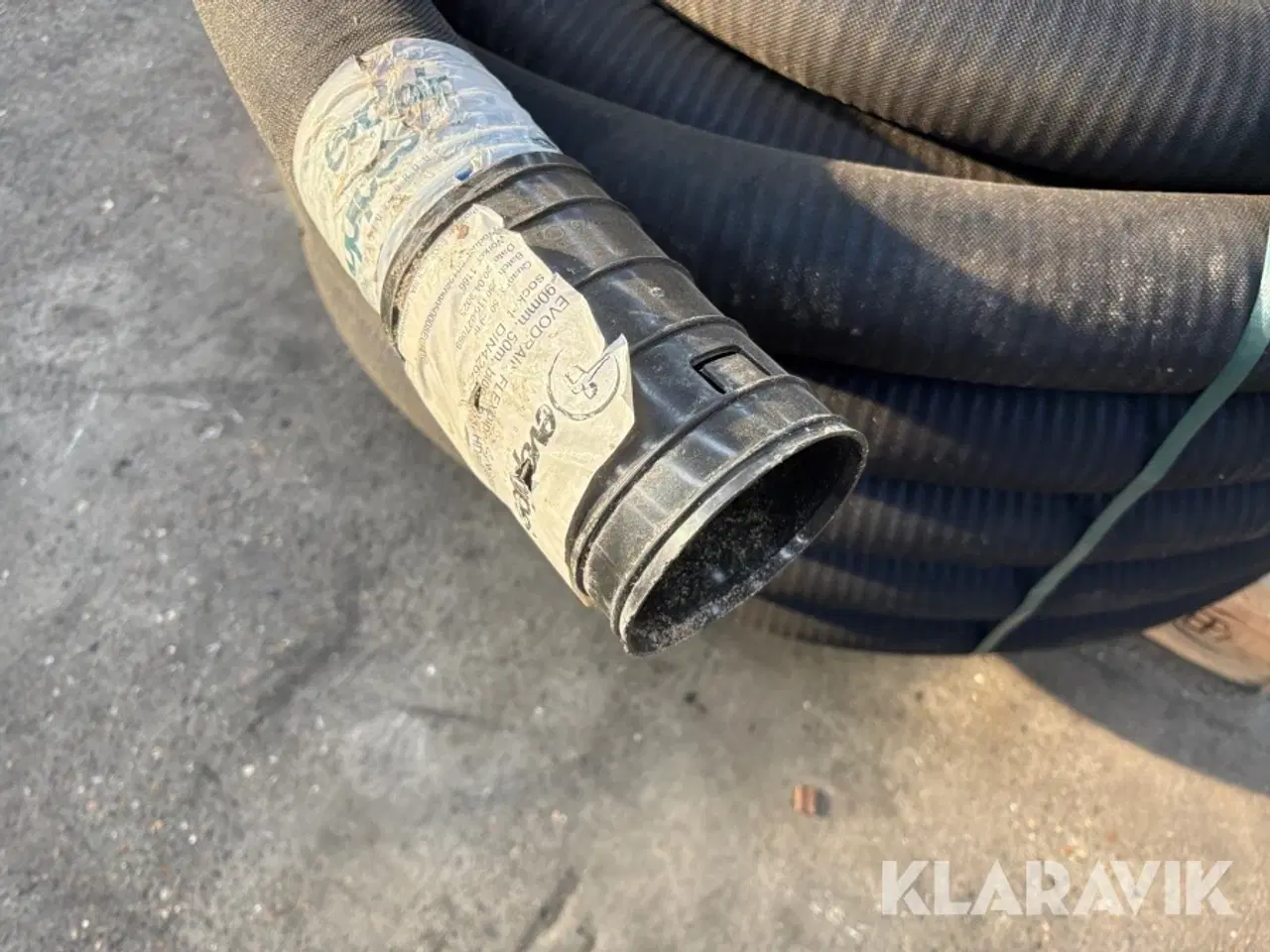 Billede 10 - Drænrør blå HDPE 80/92 mm med filt 50 meter