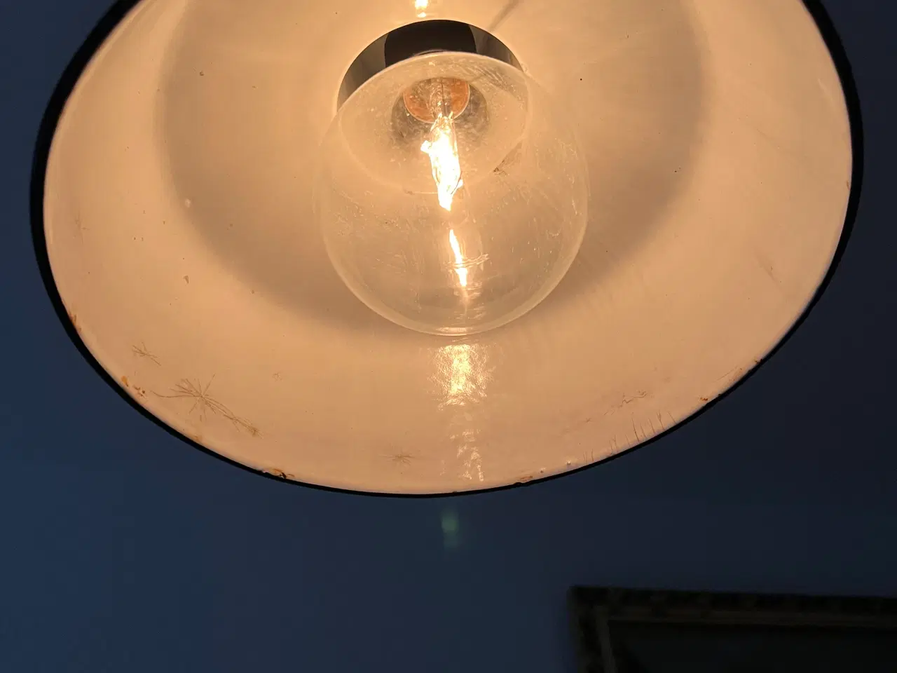 Billede 3 - Retro Sort  værkstedspendel/skomagerlampe