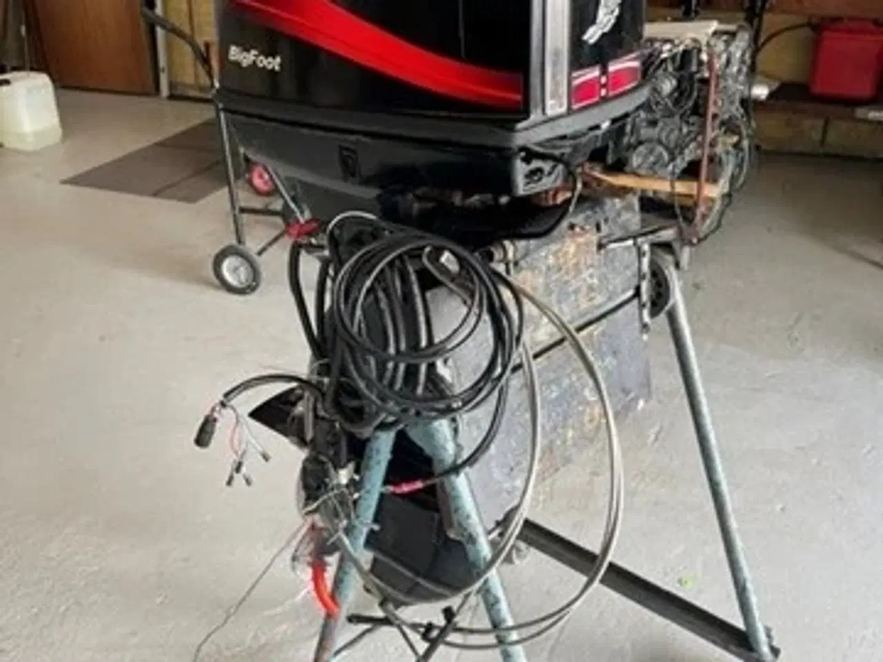Billede 3 - 60 hk Mercury med fjernbetjening og powertrim