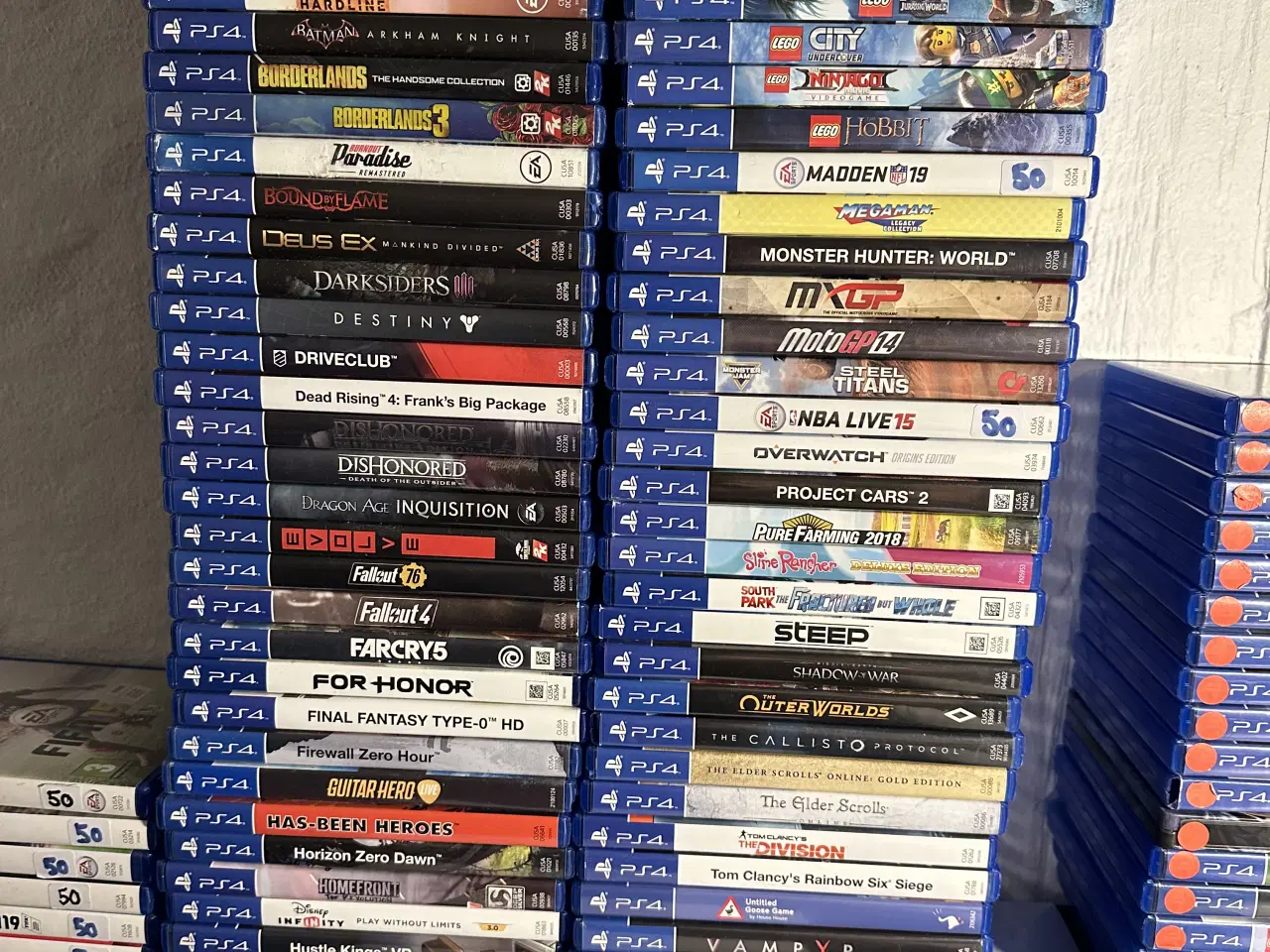 Billede 2 - 112 Stk Playstation 4 / PS4 Spil. De fleste til 10