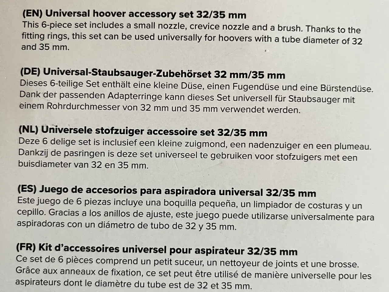 Billede 2 - Universal Mundstykker til Støvsuger