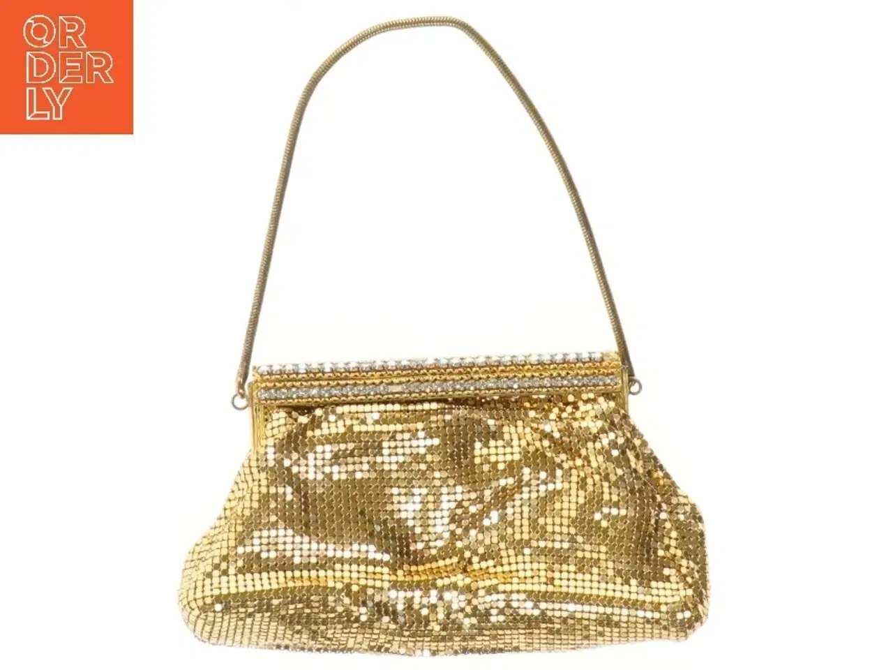 Billede 2 - Guld håndtaske med pung (str. 20x10 cm)