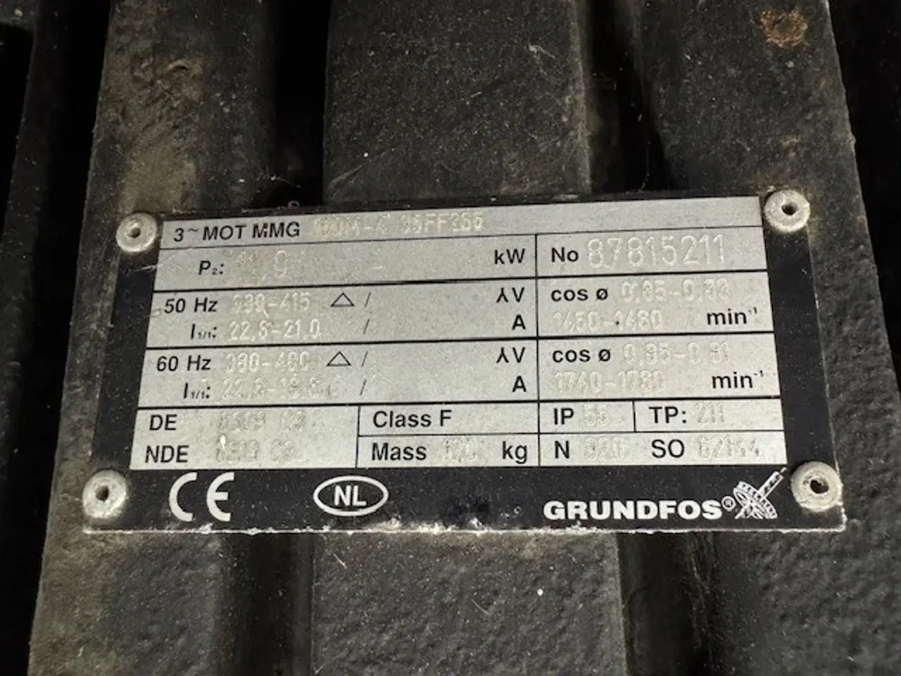 Billede 4 - Stor Grundfos centrifugalpumpe