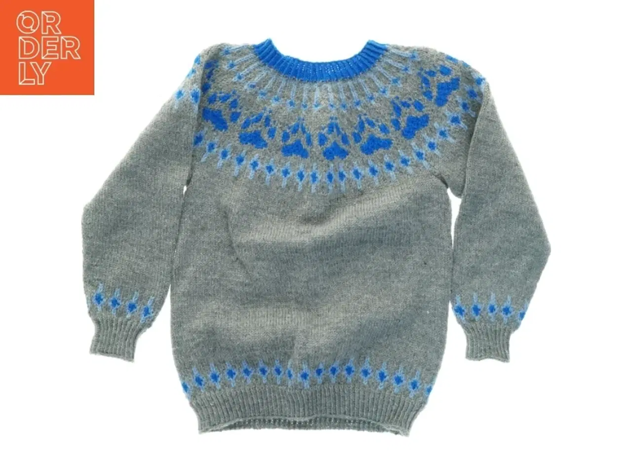 Billede 2 - Strikket sweater (str. 40 x, 54 cm ærme 39 cm)
