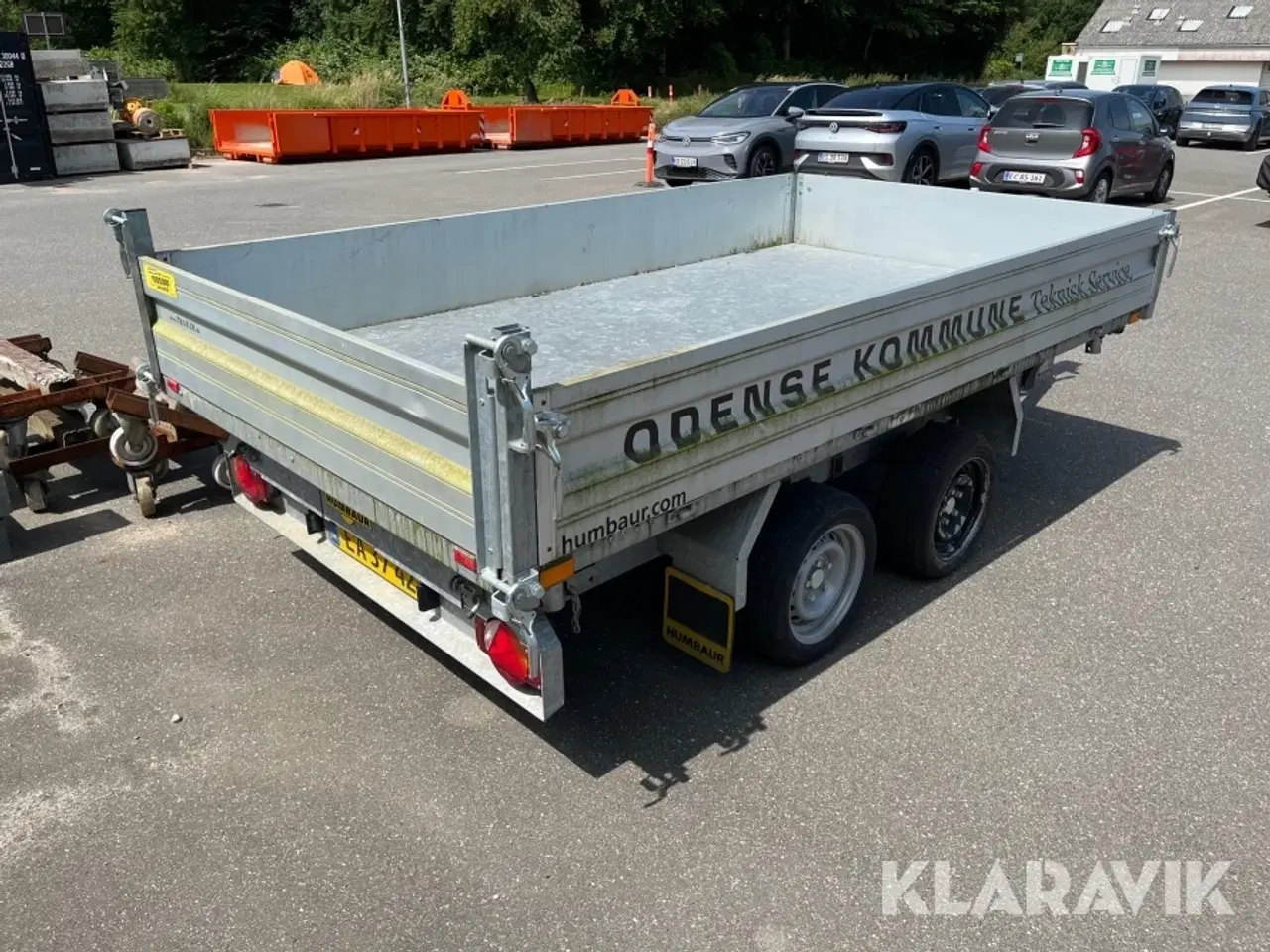 Billede 3 - Anhængere til personbiler Humbauer HZ 3500-B 3-vejs tiptrailer