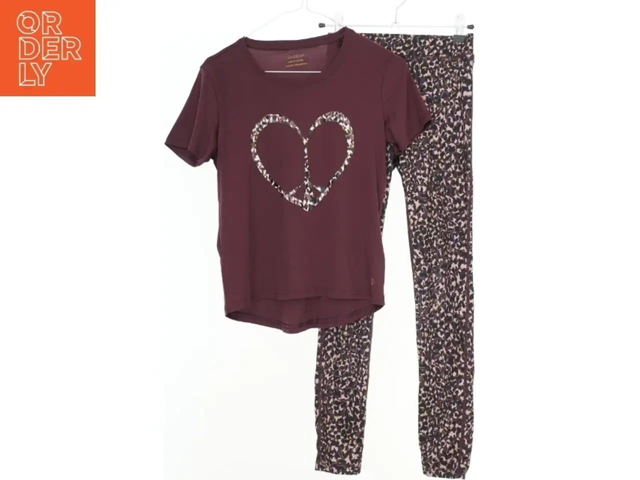 Billede 1 - Sæt med t-shirt og leggings fra ZigZag (str. 152)