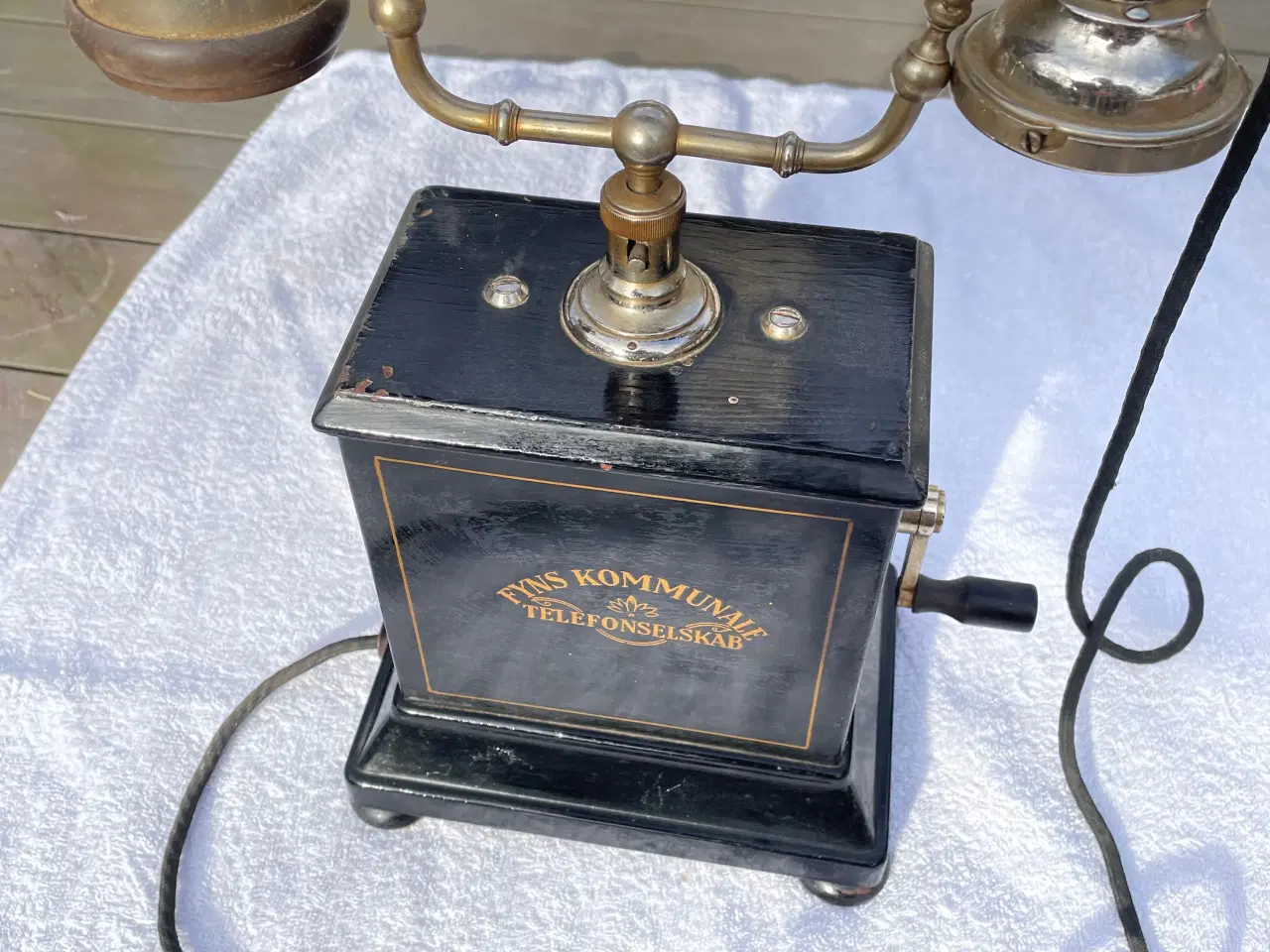 Billede 1 - Flot gl. telefon fra Fyns kommunale Telefonselskab