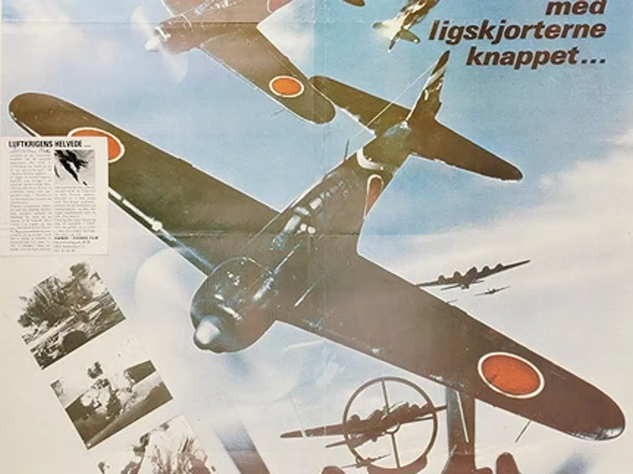 Billede 2 - ⭐️- Plakat: Vintage - Luftkrigens Helvede