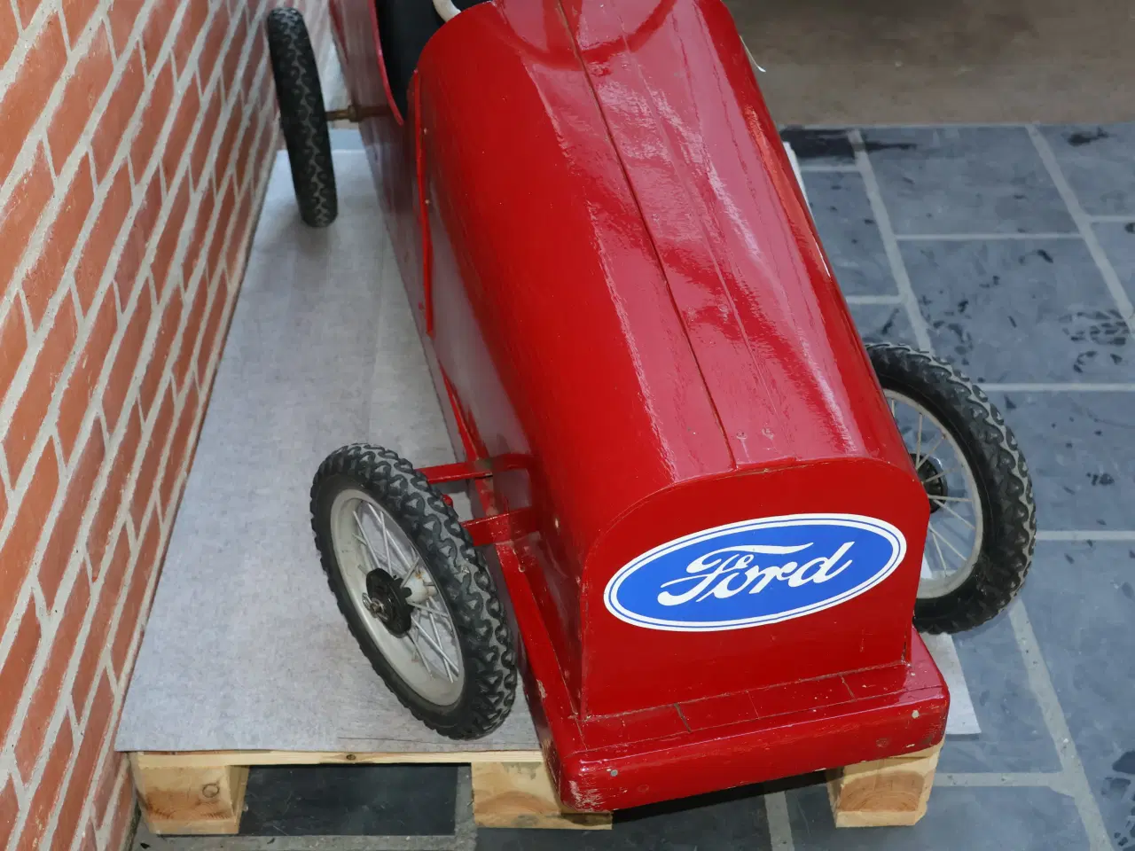 Billede 6 - Gl Pedalbil, funktions dygtig stand, L ca 165cm.