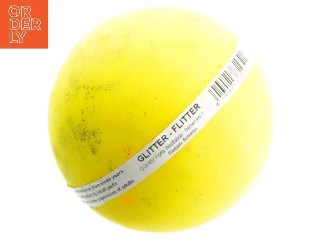 Billede 1 - Gult stressbold (str. Ø, 9 cm)