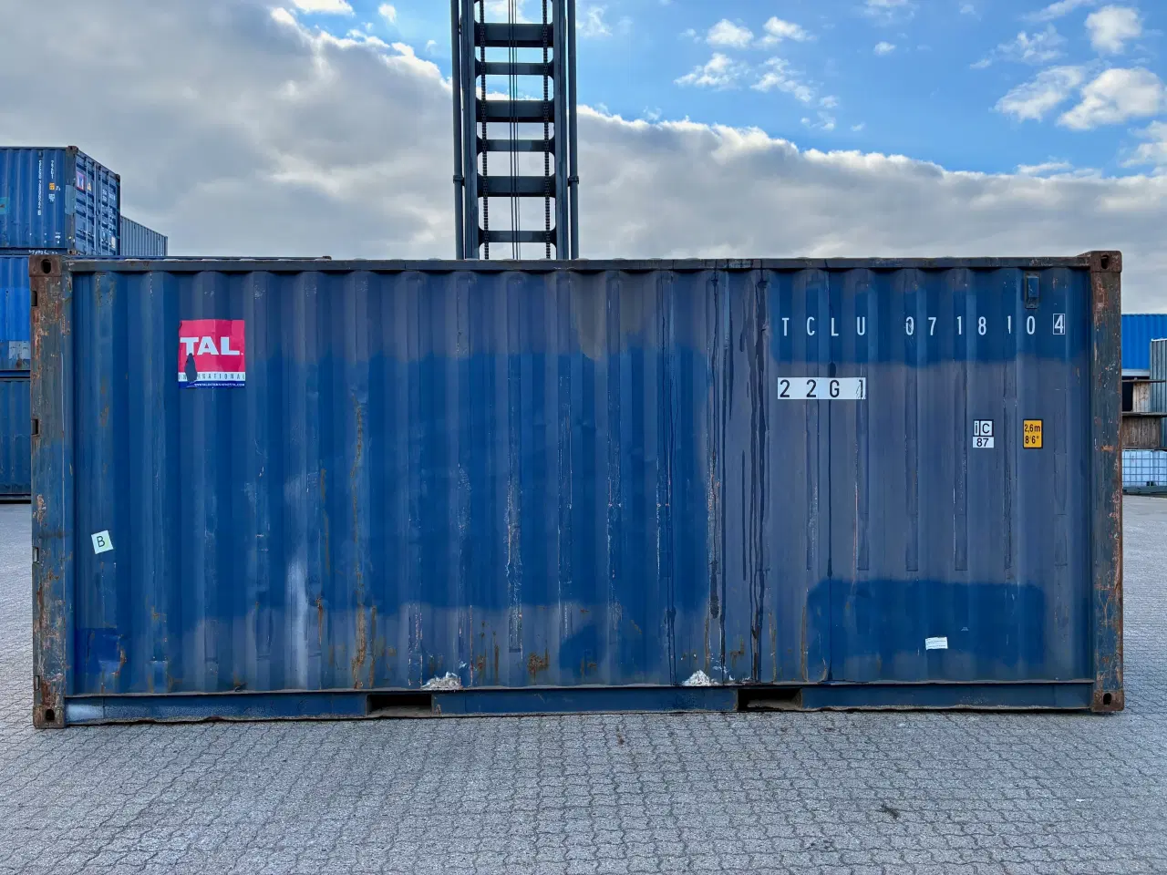 Billede 3 - 20 fods Container- ID: TCLU 071810-4