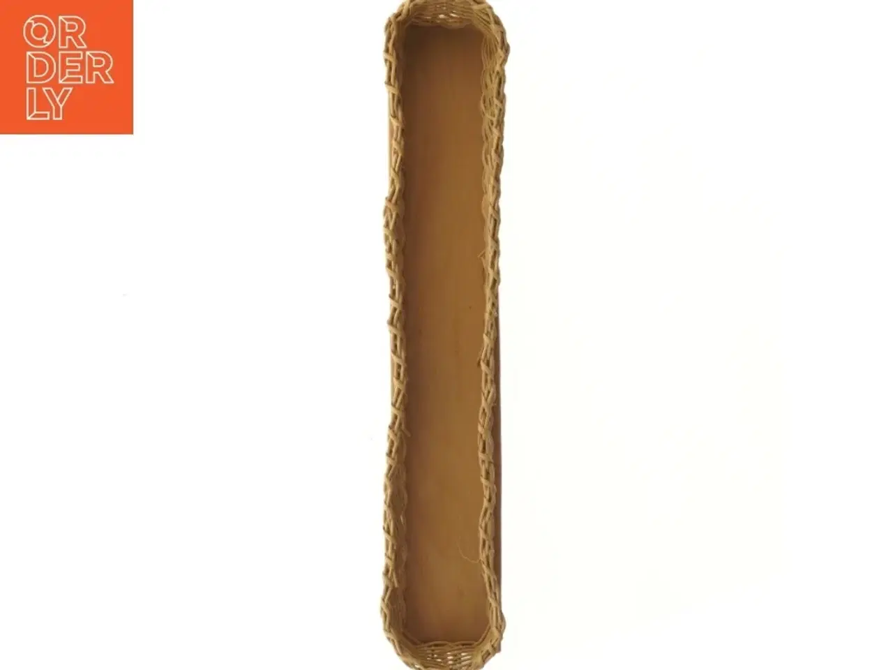 Billede 1 - Lang flettet kurv (str. 62x10x7 cm) (DVD)