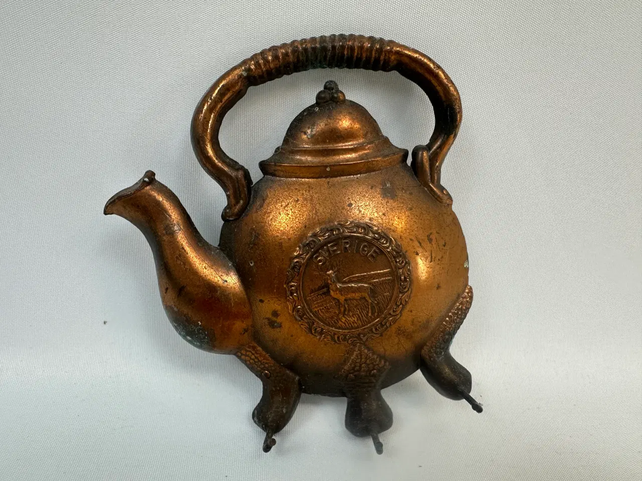 Billede 7 - Vintage tekande / tepotte kobber knage