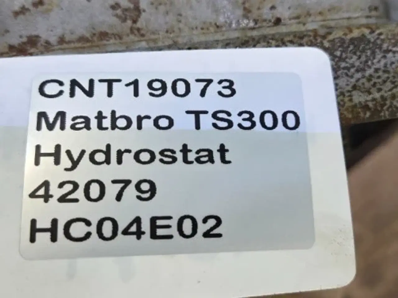 Billede 16 - Matbro TS300 Hydrostatmotor 42079