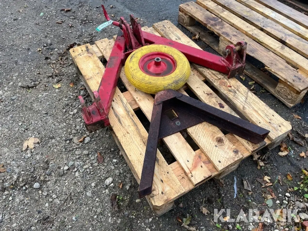 Billede 3 - A-ramme og løst hjul