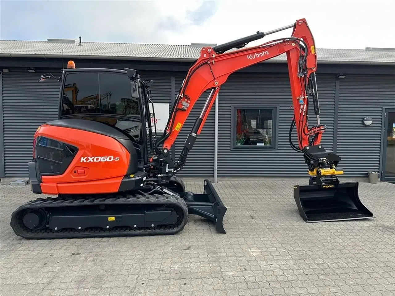 Billede 1 - Kubota KX060-5 Med aftageligt Engcon Tiltrotator