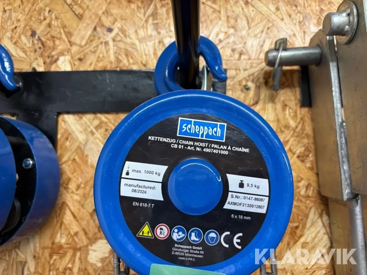 Billede 11 - Krantalje Scheppach - 1000kg / 1 styk